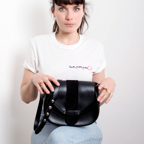 Sac vegan en cuir de pomme
