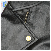Charger l&#39;image dans la galerie, Blouson biker &quot;Fleurs du mal&quot;