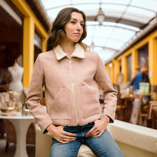Veste pilote veste vegan made in France